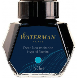 Waterman vulpeninkt 50 ml, blauw (Inspired)