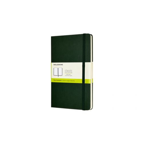 Notitieboek Moleskine large 130x210mm blanco hard cover myrtle green