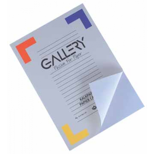 Gallery kalkpapier, ft 21 x 29,7 cm (A4), blok van 50 vel