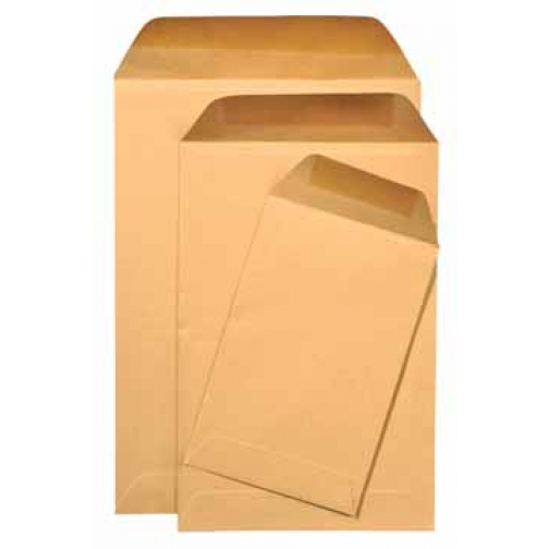 Gallery loonzakjes ft 65 x 105 mm, gegomd, bruine kraft, doos van 1000 stuks