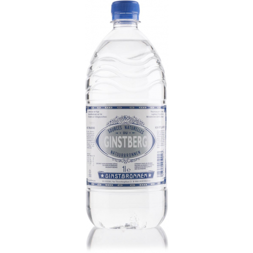 Ginstberg natuurlijk mineraalwater, niet bruisend, fles van 1 l, pak van 6 stuks