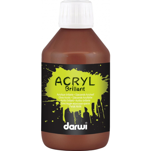Darwi textielverf Tex, 250 ml, donkerbruin