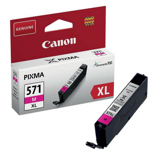 Canon inktcartridge CLI-571XL, 375 foto's, OEM 0333C001, magenta