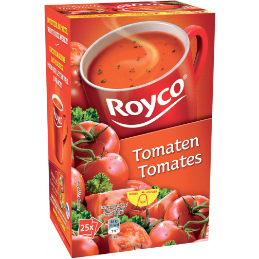 Royco Minute Soup classic tomaat, pak van 25 zakjes