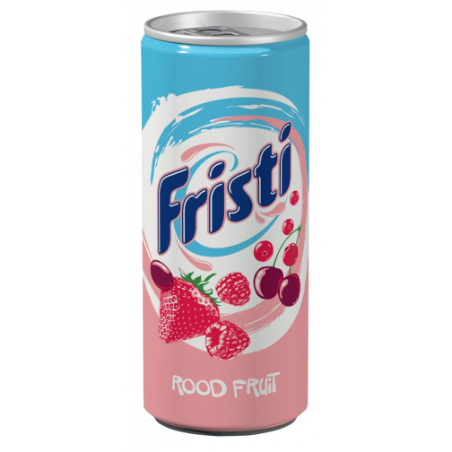 Fristi yoghurtdrank, blik van 25 cl, pak van 12 stuks