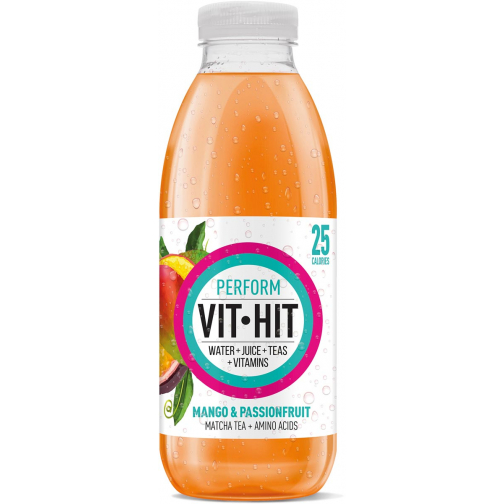 Vit Hit vitaminedrank Perform, flesje van 50 cl, pak van 12 stuks