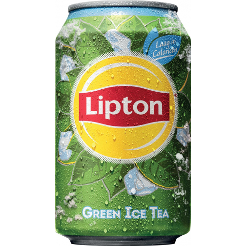 Lipton Ice Tea Green frisdrank, niet bruisend, blik van 33 cl, pak van 24 stuks