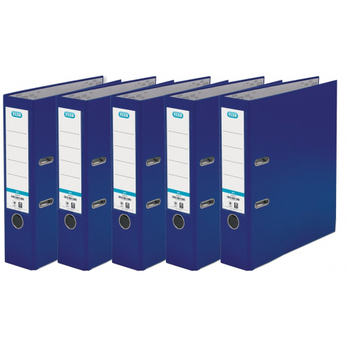 Elba ordner Smart Pro, rug van 8 cm, pak van 5 stuks, blauw