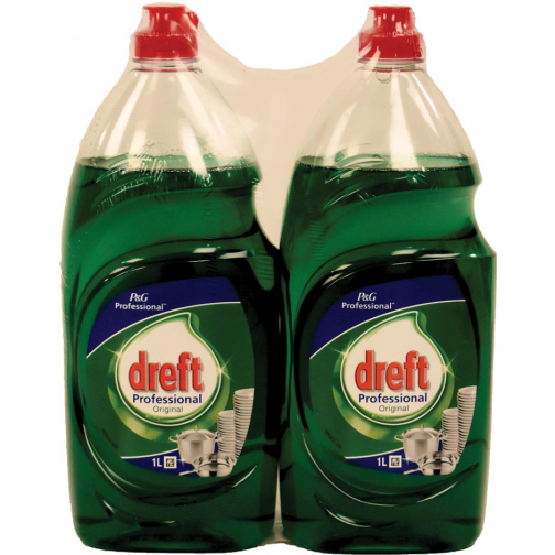 Dreft handafwasmiddel classic 1 L, pak van 2 stuks