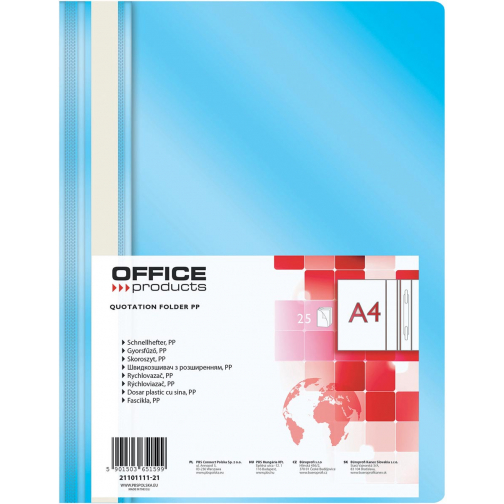 OFFICE products snelhechtmap, lichtblauw