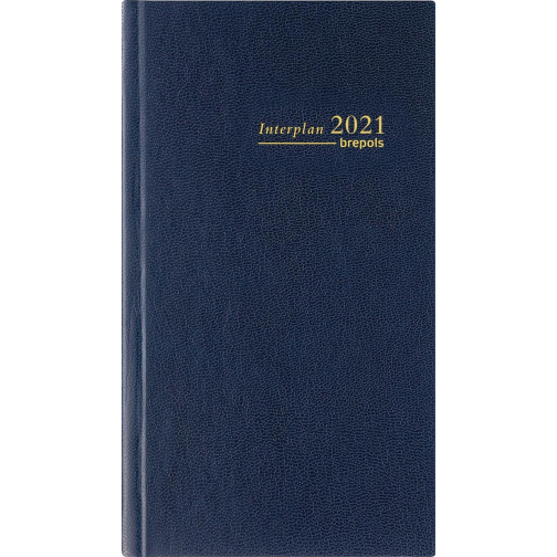 Brepols agenda Interplan Lima, blauw, 2026