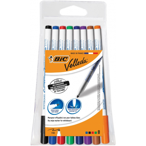 Bic whiteboardmarker 1721 pak van 8 stuks