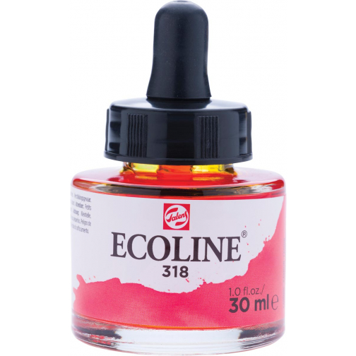 Talens Ecoline waterverf flacon van 30 ml, karmijn