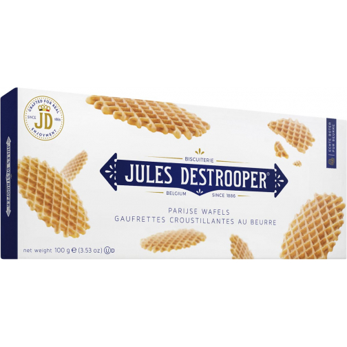 Jules Destrooper Parijse wafels, doos van 100 g