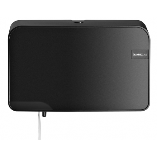 Toiletpapierdispenser QuartzLine Q2 zwart 441052