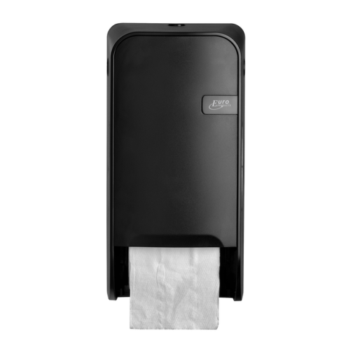Toiletpapierdispenser Quartzline Q1 duo zwart
