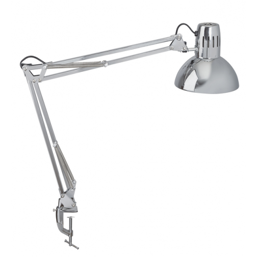 Bureaulamp MAUL Study met tafelklem chroom excl. LED lamp