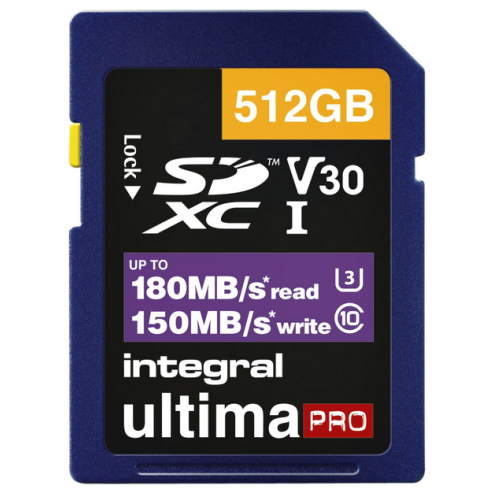Geheugenkaart Integral SDXC 512GB