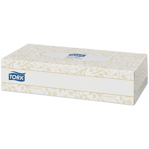 Tork tissues voor gezicht, 2-laags, 100 tissues per doosje