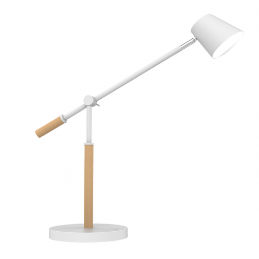 Bureaulamp Unilux Vicky LED hout wit