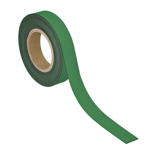 Magneetband MAUL beschrijf- wisbaar 10mx30mm x1mm groen