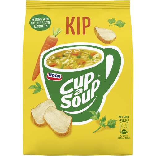Cup-a-Soup vending, kip, 140 ml, zak van 40 porties