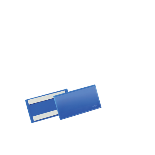 Documenthoes Durable zelfklevend 150x67mm blauw