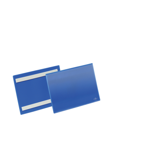Documenthoes Durable zelfklevend A5 liggend blauw