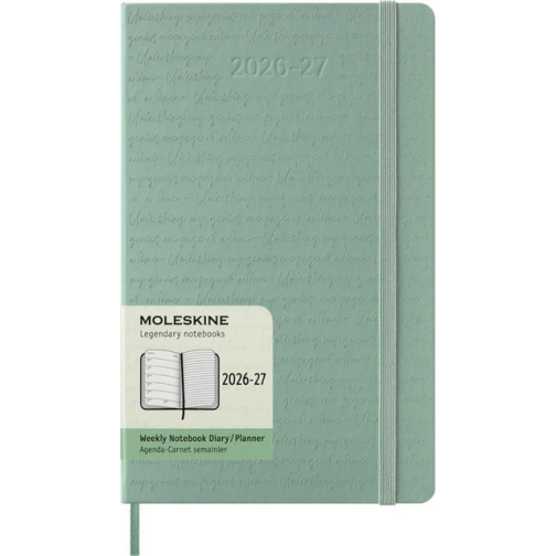 Agenda 2027 Moleskine 18M Planner Weekly 7dagen/1pagina large hc sage green