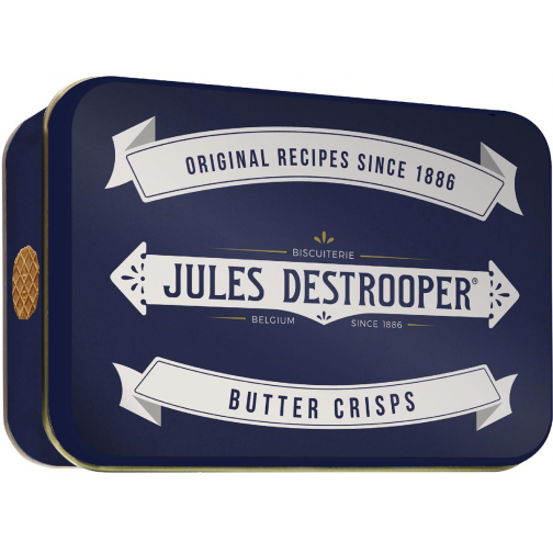 Jules Destrooper boterwafels, metalen doos van 75 g