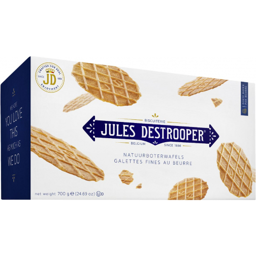 Jules Destrooper boterwafels, doos van 700 g