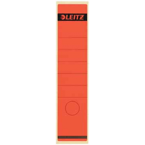 Leitz rugetiketten ft 6,1 x 28,5 cm, rood