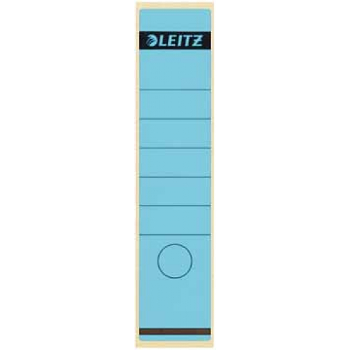 Leitz rugetiketten ft 6,1 x 28,5 cm, blauw