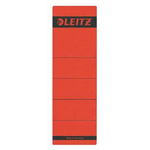 Leitz rugetiketten ft 6,1 x 19,1 cm, rood