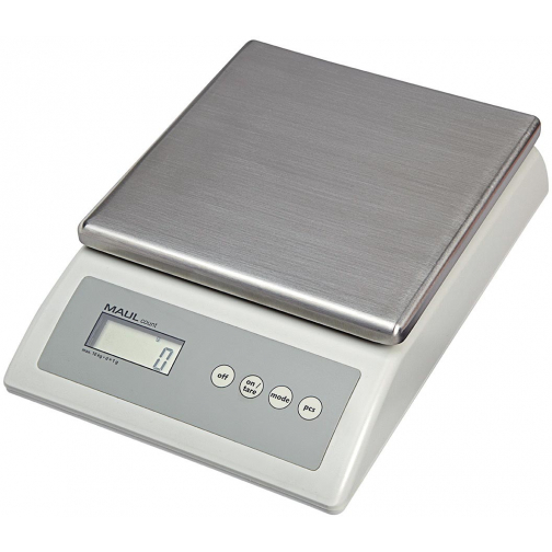 MAUL pakketweegschaal Count 10kg telfunctie incl. adapter batterij Weegplateau 17x17,5cm in gr/kg/oz/lb