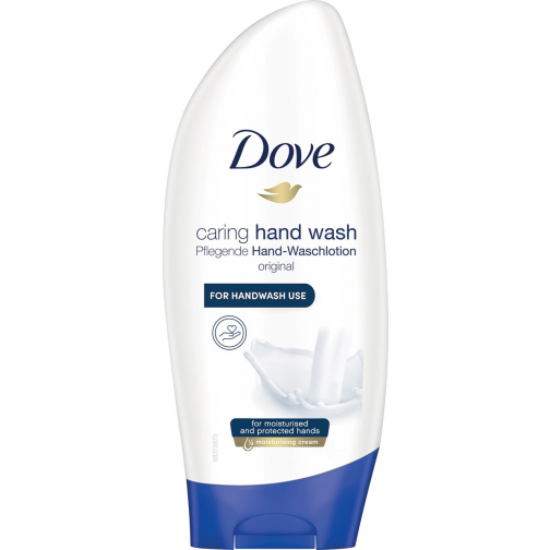 Dove handzeep, dop, flacon van 250 ml, navulling