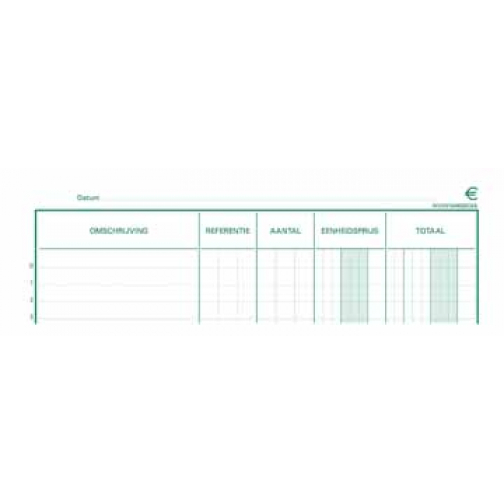 Exacompta inventaris, ft 32 x 19,5 cm, Nederlandstalig