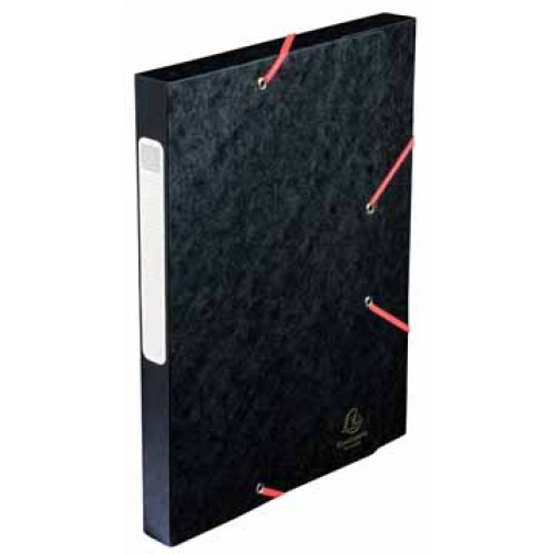 Exacompta Elastobox Cartobox rug van 2,5 cm, zwart, 5/10e kwaliteit