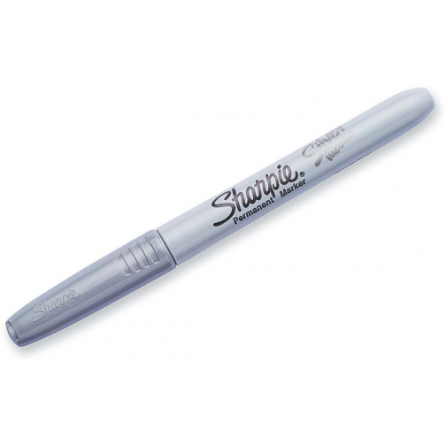 Sharpie permanente marker metallic, fijne punt, zilver