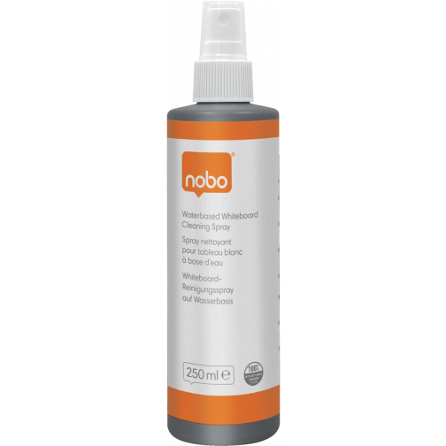 Nobo whiteboardreiniger, op waterbasis, spray van 250 ml
