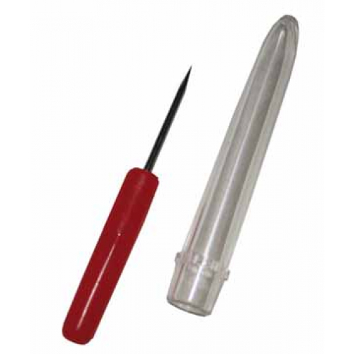 Bouhon priknaald 6,5 cm met bescherming, kunststof handvat