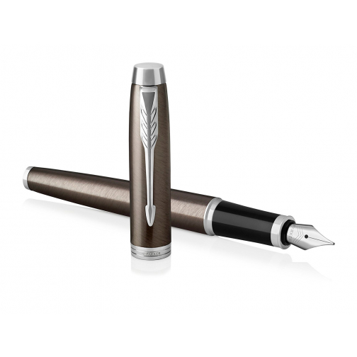 Parker IM Brushed Dark Espresso CT Vulpen