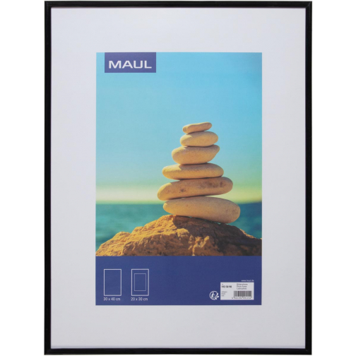 MAULart fotolijst, kunststof frame, ft 30 x 40 cm, zwart
