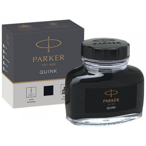 Parker Quink inktpot zwart