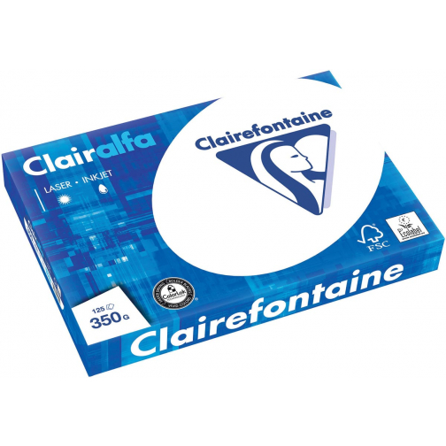 Clairefontaine Clairalfa presentatiepapier ft A3, 350 g, pak van 125 vel