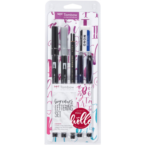 Tombow beginnersset voor handlettering, 6-delig