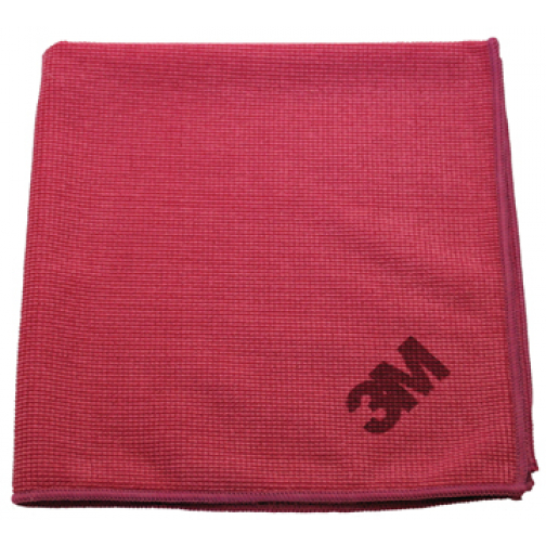 3M microvezeldoek, rood, pak van 10 stuks