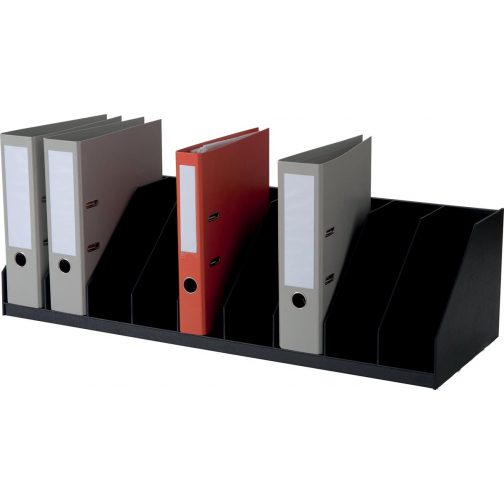 Paperflow sorteervak met vaste tussenschotten, 10 vakken, breedte 89,7 cm