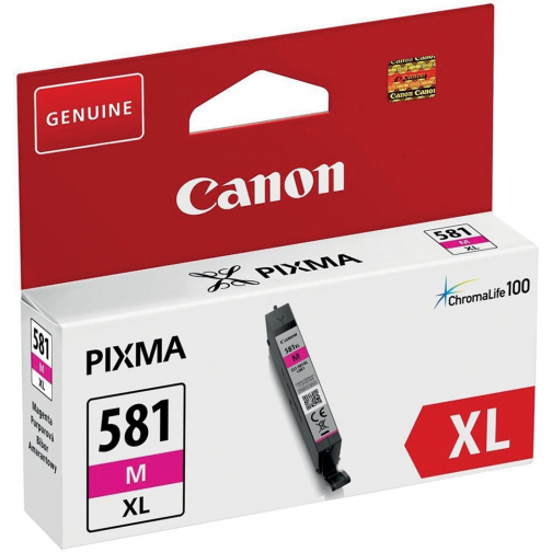 Canon inktcartridge CLI-581M XL, 225 foto's, OEM 2050C001, magenta