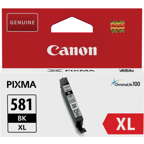 Canon inktcartridge CLI-581BK XL, 2.280 pagina's, OEM 2052C001, zwart